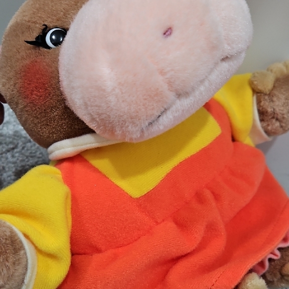 VINTAGE 1995 GUND Richard Scarry Busy World HILDA HIPPO Plush - Picture 8 of 8